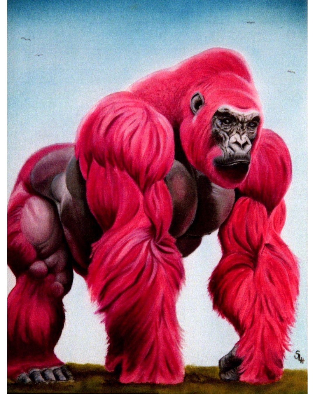 Pink_Gorilla - Shawn Hawkin's Art