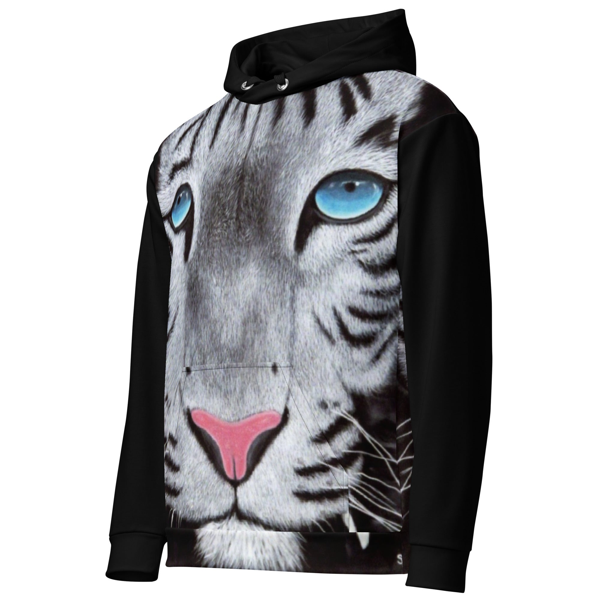 all-over-print-recycled-unisex-hoodie-white-left-front-6a398494d936d - Shawn Hawkin's Art